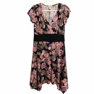 Vintage Y2K Susan Lawrence Floral Fairy Boho Dress Size Medium